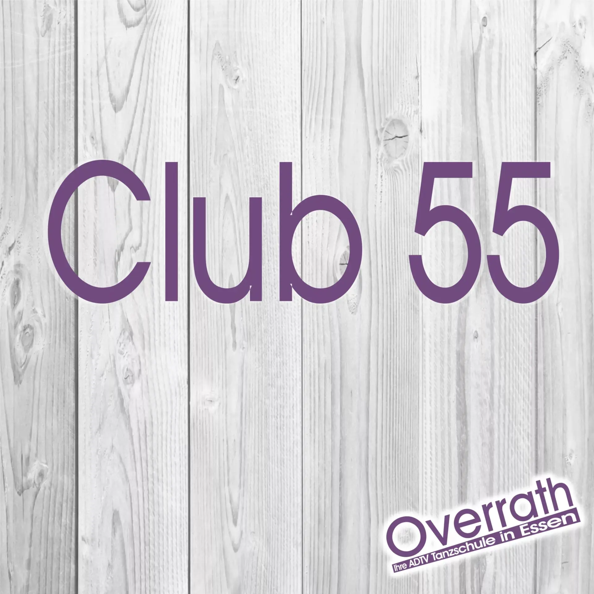 Club 55 von Tanzschule Overrath in Essen für jung gebliebene Senioren mit guten Vorkenntnissen im Gesellschaftskreis und paarweiser Anmeldung.